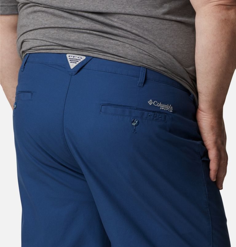 Pantaloni Scurti Columbia PFG Bonehead II Barbati Bleumarin | Plus Size VP9A8SZM1